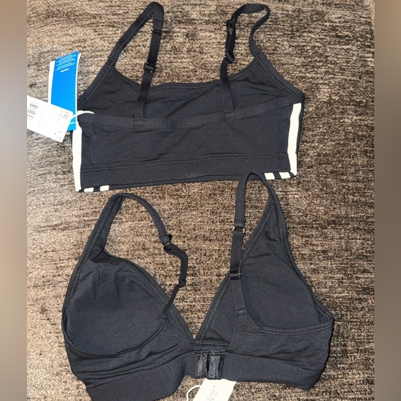 Adidas Black and White Sports Bra Duo - Picture 2 of 2